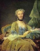 Jean-Baptiste Perronneau Madame de Sorquainville oil painting artist